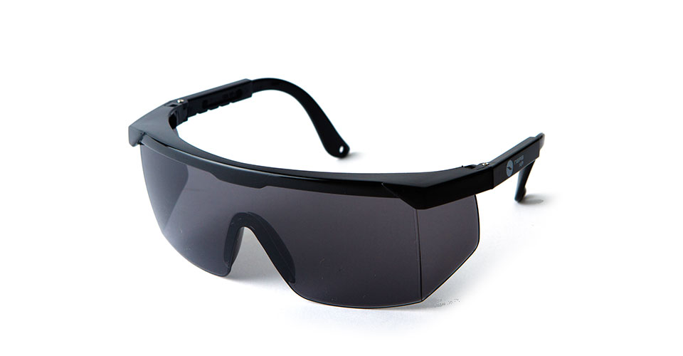 Safety spectacles, without anti-fog
