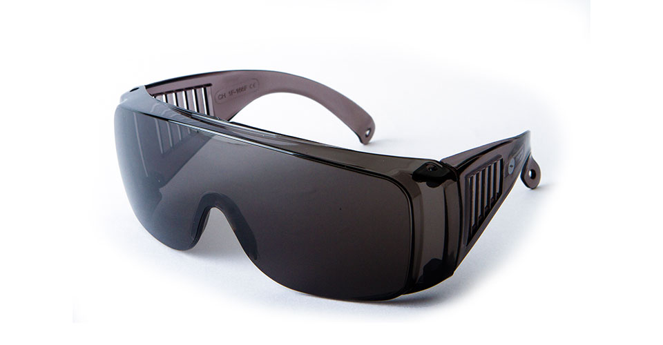 Industrial safety spectacles, without anti-fog