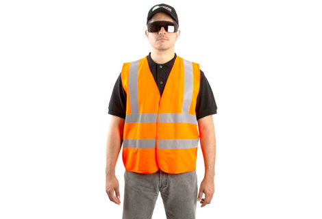 Reflective vest in polyester Reflective vest in polyester