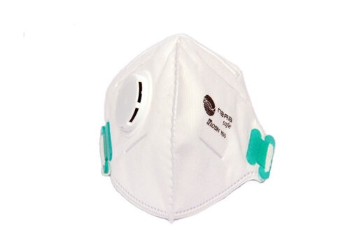 Respirator manufactured under N95 standard, with valve