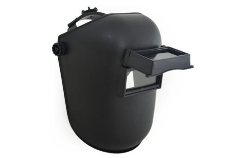 Welding helmet flip front type