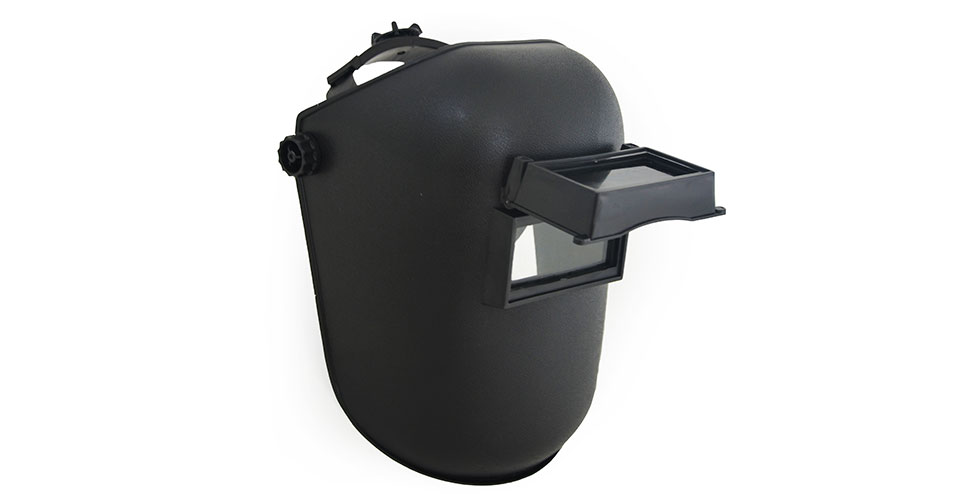 Welding helmet flip front type
