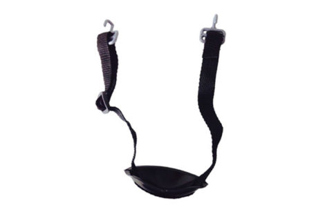 Di-electric, 2-point suspension, chin strap for helmet
