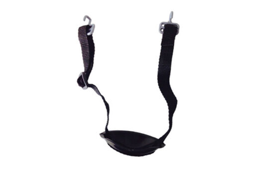 Di-electric, 2-point suspension, chin strap for helmet
