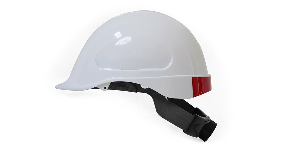 Mining, di-electric helmet, no vent