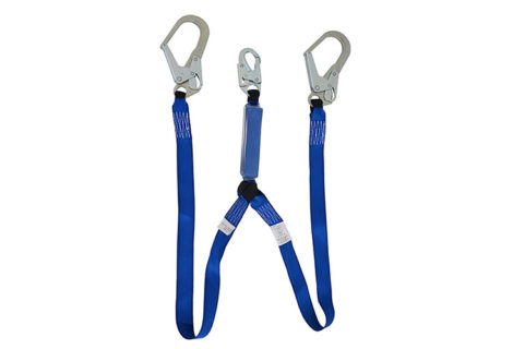 Double lanyard with energy absorber, ¨Y¨, 6 ft Double lanyard with energy absorber, ¨Y¨, 6 ft