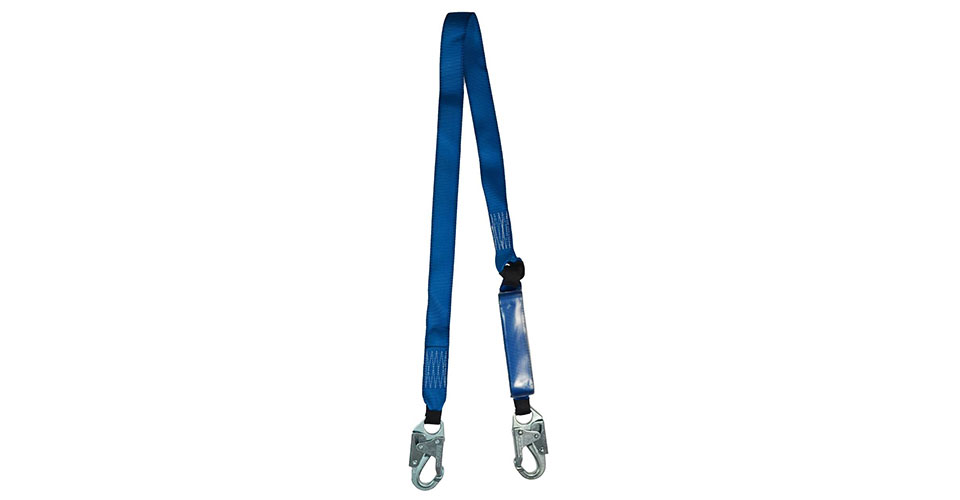 Lanyard with energy absorber, 6 ft