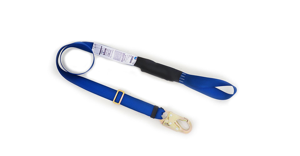 Dielectric lanyard with energy absorber