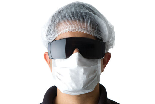 Rectangular disposable mask