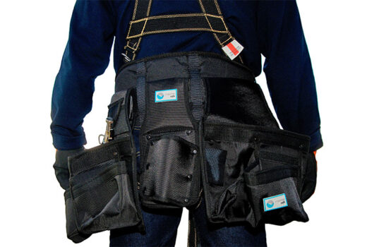 Lumbar support with tool rest