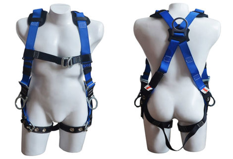 Full body harness, 4 D-rings, multi-purpose (H) Full body harness, 4 D-rings, multi-purpose (H)
