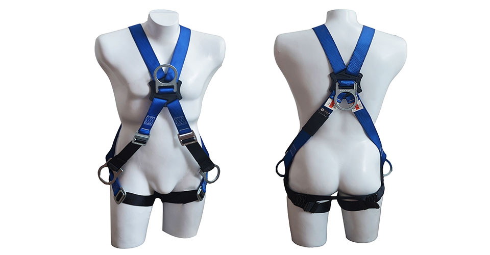 Full body harness, 4 D-rings, multi-purpose (X)